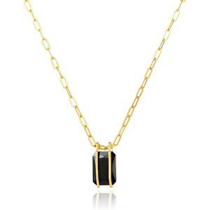 Stylish 18k Gold Plated Pendant Necklace - Perfect Gift with Adjustable Length